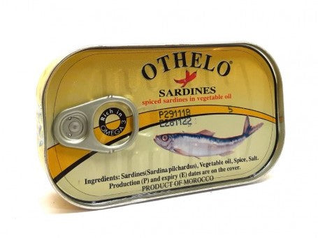 Othelo Sardine Heet Vég. - 50*125g سردين اوثيلو حار