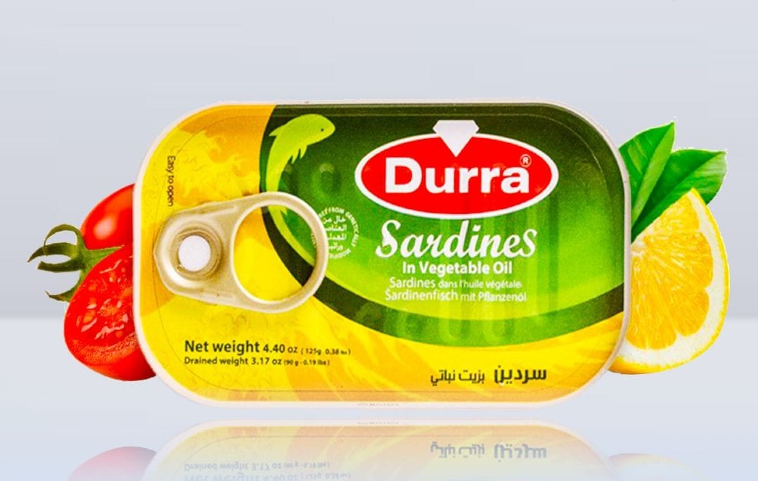 Al Dura Sardine in Veg Oil 50X125 Gr سردين الدرة حلو
