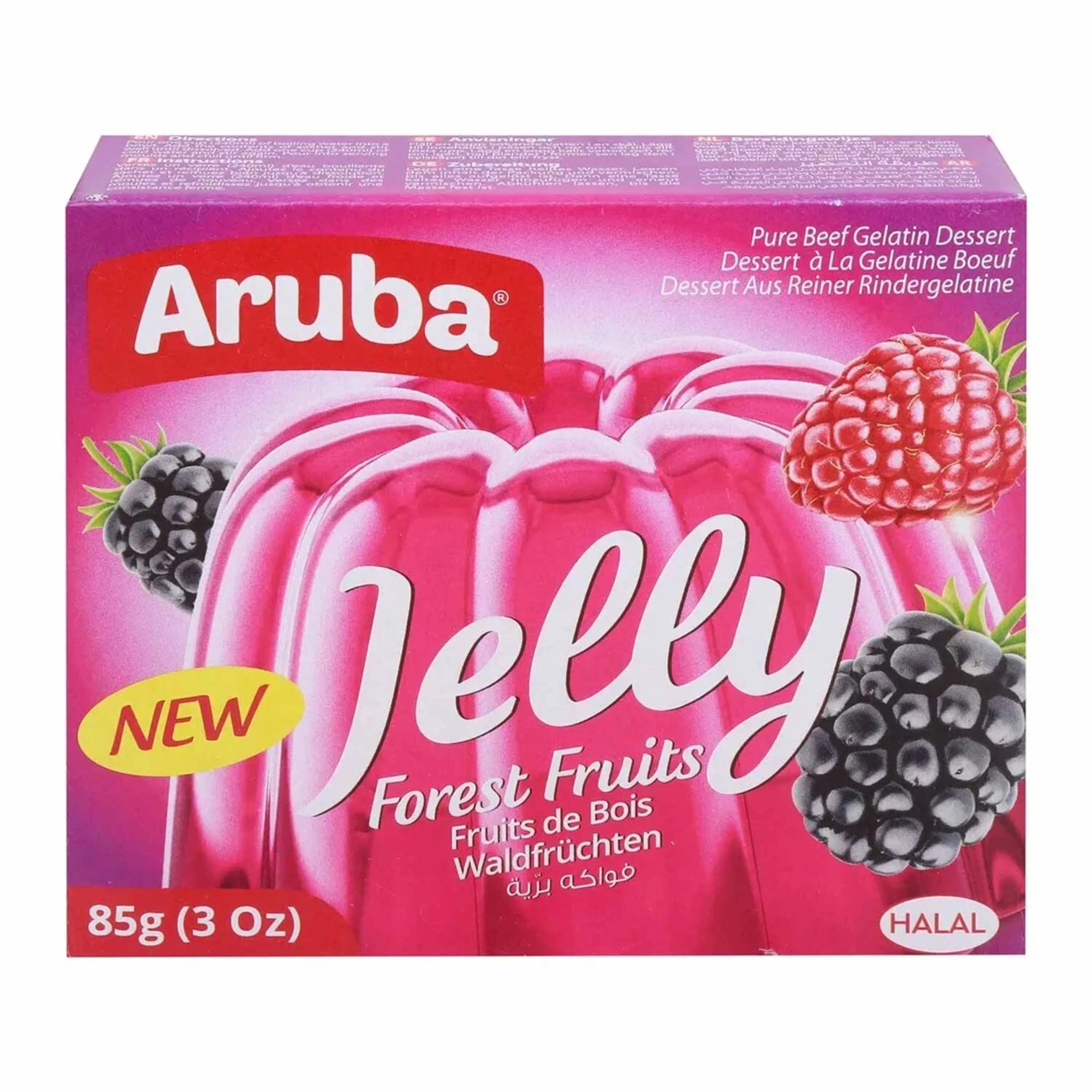 Aruba, Jelly Forest Fruits, Lebanon, 12x6x85g (5+1 Free) جيلي اروبا فواكه برية