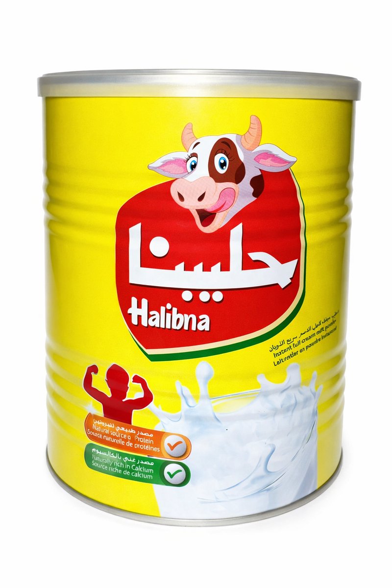 Halibna CAN Instant Powder Milk 6x2500gr حليبنا كبير معدن
