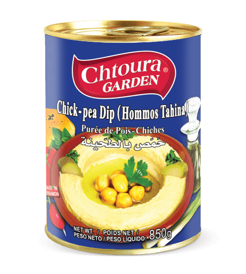 Chtoura Garden, Tuinbonen(Medammes)850g*12st حمص بطحينة شتورة كبير