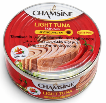 Tuna Chamsin Heet  160g*48st تونا شمسين حار