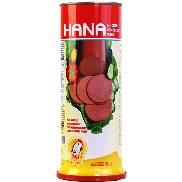 Hana Kip Luncheon Meat 12*830gr مرتديلا هنا دجاج