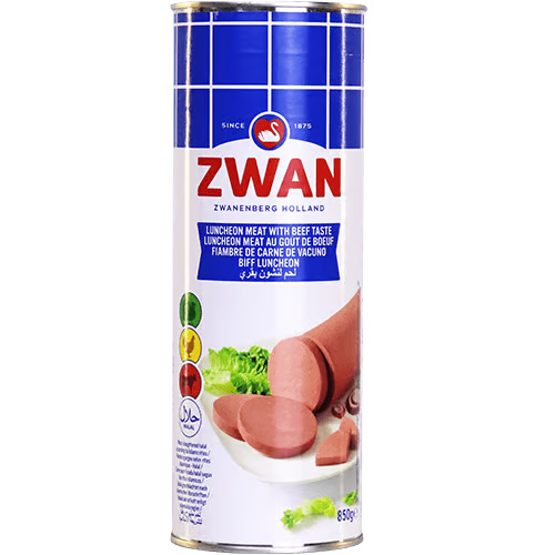 Zwan Luncheon meat 12*850 Gr  زوان بقر