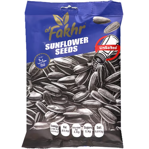 Alfaker sunflower seeds rosted/Unsalted 150g*30 stuk شمس غير مملح