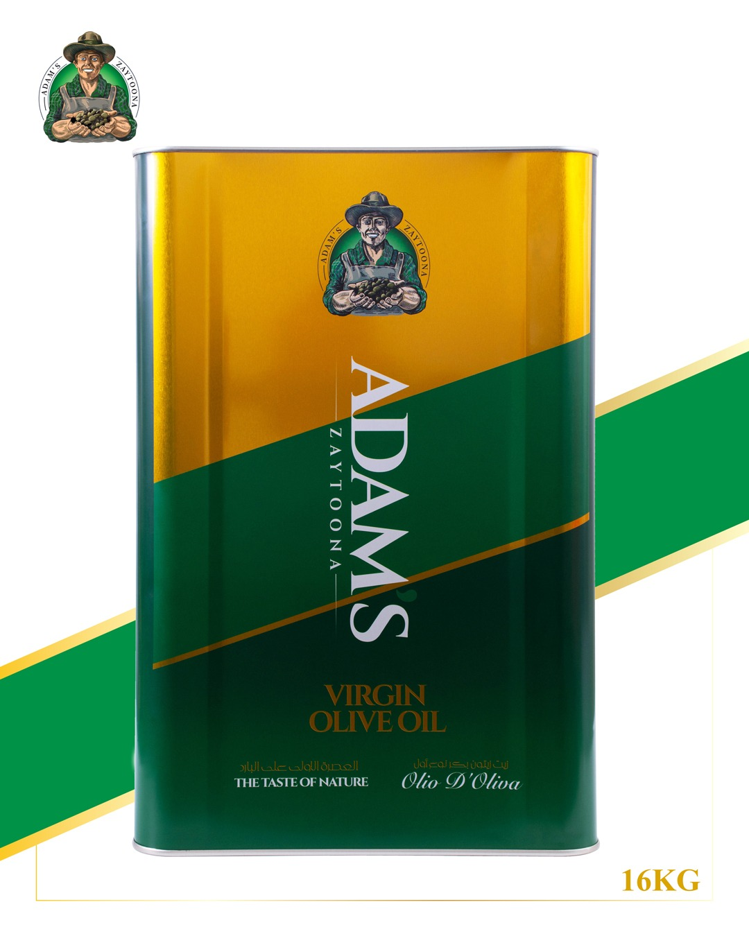 Adams Oli Olive 16 L زيت ادمز