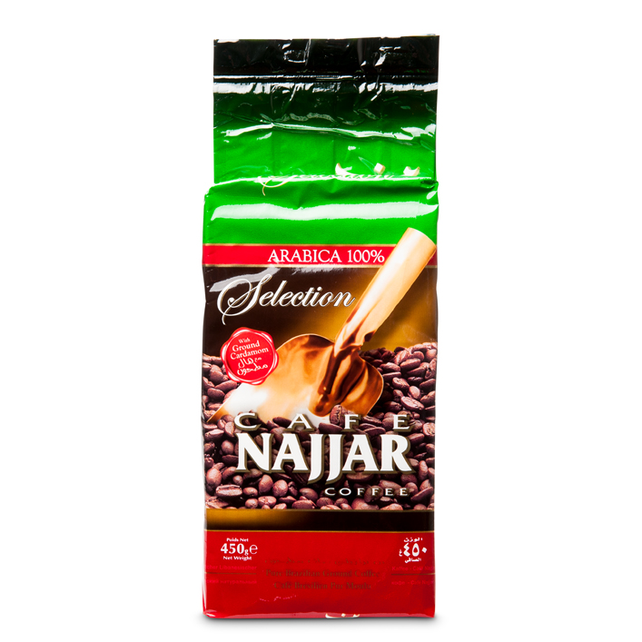 Najjar, Coffee, Selection, Cardamom, Lebanon, 10x450g نجار أخضر
