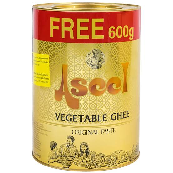 Aseel, Vegetable Fat, UAE, 4x4L + 600ML free (15% FREE) الاصيل عرض 4 لتر