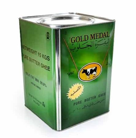 Butter Ghee Gold Medal 1X1X15 Kg البقرة الحلوب