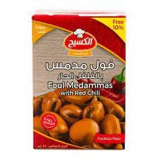Al kasih Foul 24X440 G فول الكسيح فلفل حار