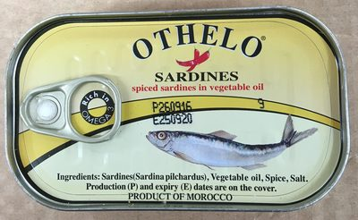 Othelo Sardine A L'Huile Vég. - 50*125g سردين اوثيلو