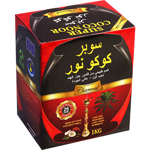Houtskool Coco Nour 15X1Kg فحم كوكو نور