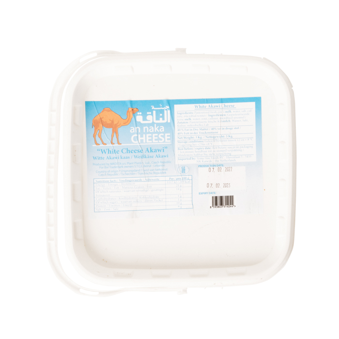 Al Naka, Akkawi Baladi, Fresh Cheese, Czech, 1x3kg عكاوي الناقة