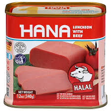 Hana Rundvlees Luncheon Meat 340g*24st هنا لحم بقر
