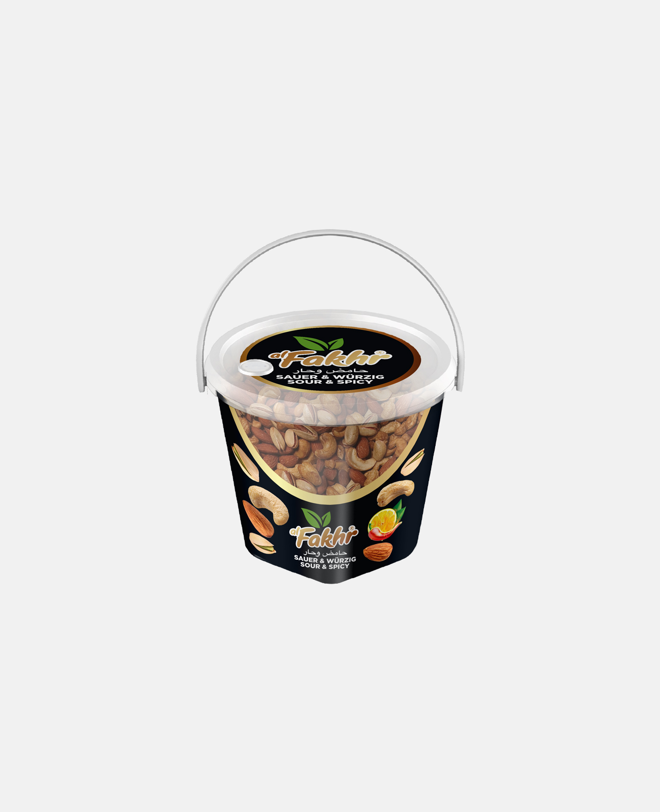 Alfakher Mix Nuts / Spicy 500G Bucket تشكيلة حارة الفاخر سطل
