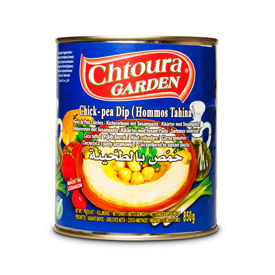 Chtoura Garden Hummus 12*850 Gr حمص بالطحينة شتورة