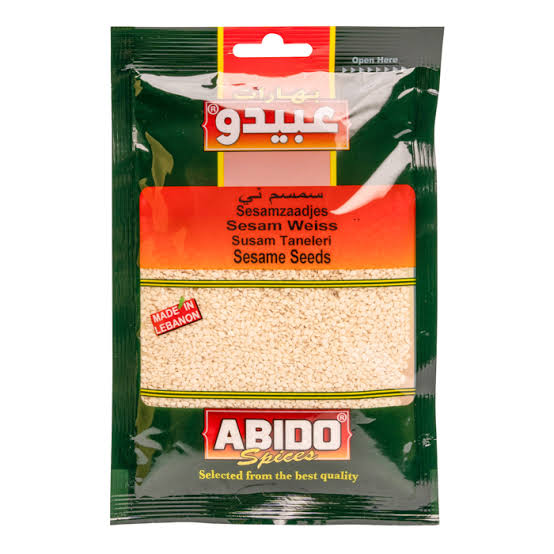 Abido Sesame plain 10*50g سمسم ني عبيدو