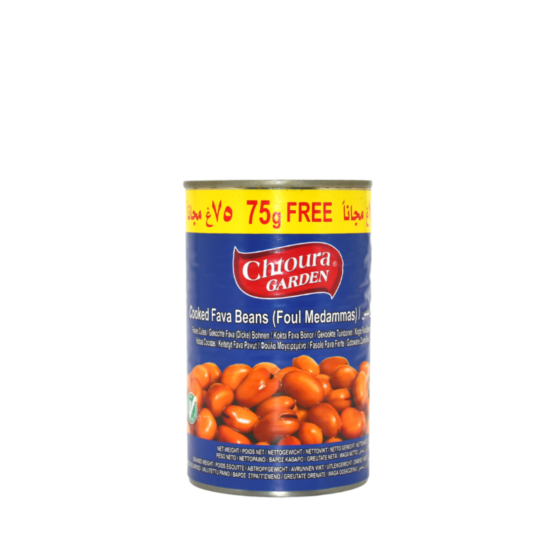 Chtoura Garden,Tuinbonen(Medammes) 475g*24st فول مدمس
