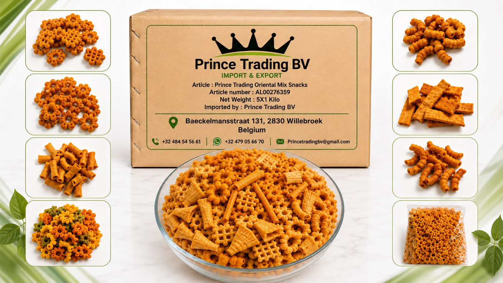 Oriental Snacks 1*5 Kg سناك البرنس