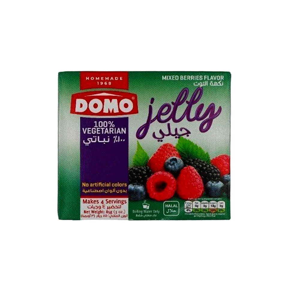 Domo Jelly Mixed Berris Flavour  72*85g جيلي دومو توت
