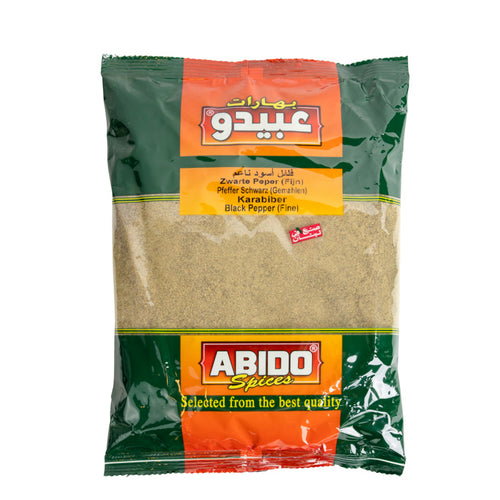 Abido, Black Pepper (Fine), Lebanon, 1x500g *14 فلفل اسود عبيدو