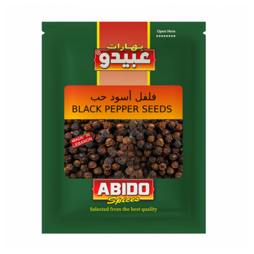 Abido, Black Pepper (Seeds)50g*10st عبيدو فلفل اسود حب