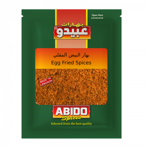 Abido, Fried Egg Spices, Lebanon, 10x50g بهارات البيض المقلي