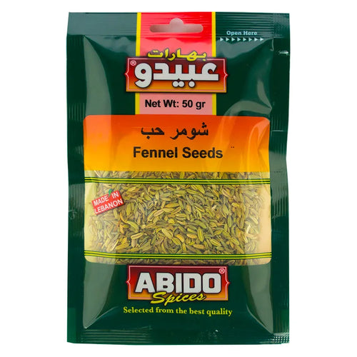 ABIDO SPICE Fenchel samen 10*50g شومر حب