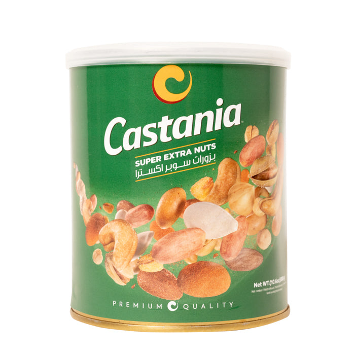Castania Mix Nuts Kernels Green Tin 12*450g كاستانيا اخضر