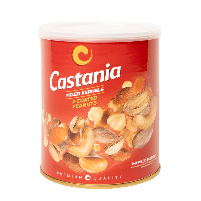 Castania Mix Nuts Kernels Red Tin 12*450g كاستانيا احمر