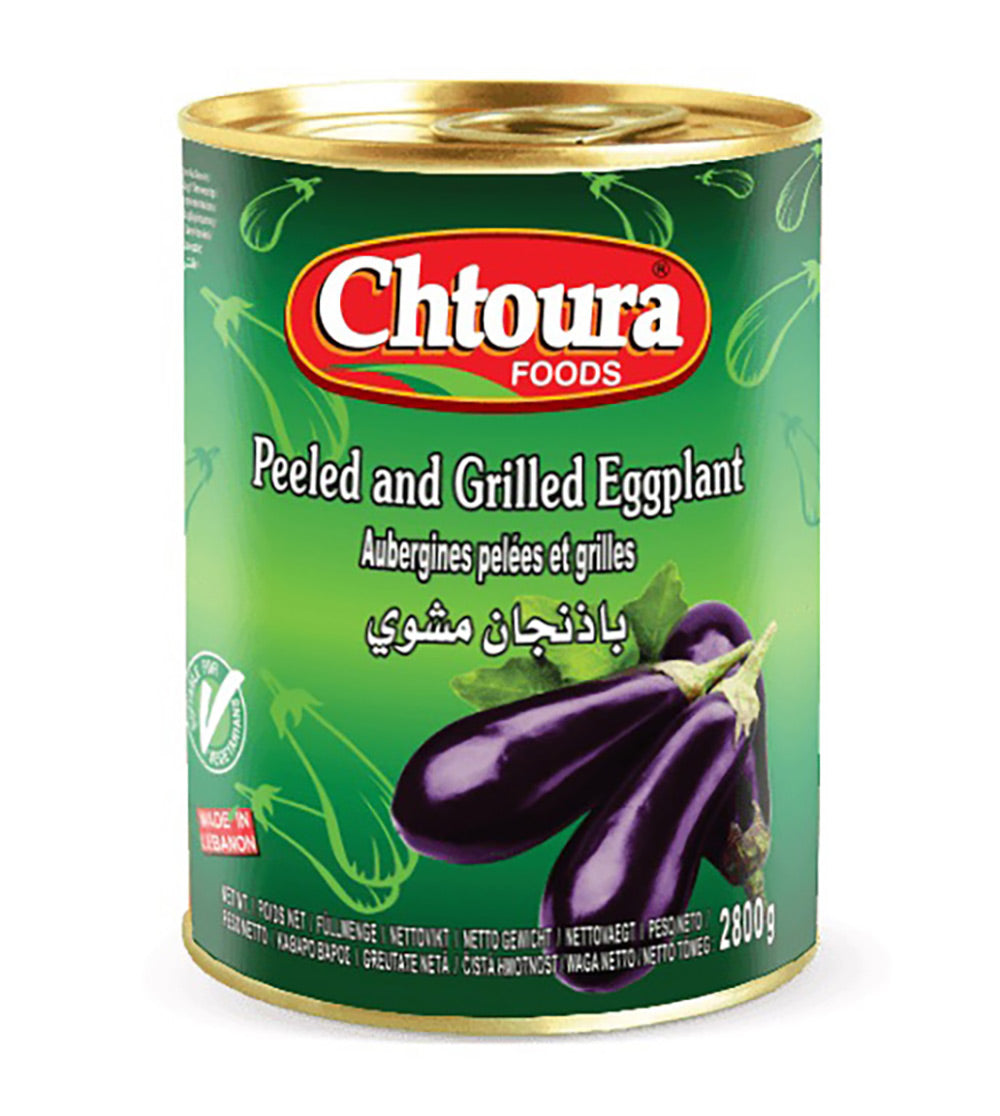 Chtoura Garden,Aubergine Gegrild Tins 2800g*6st باذنجان مشوي