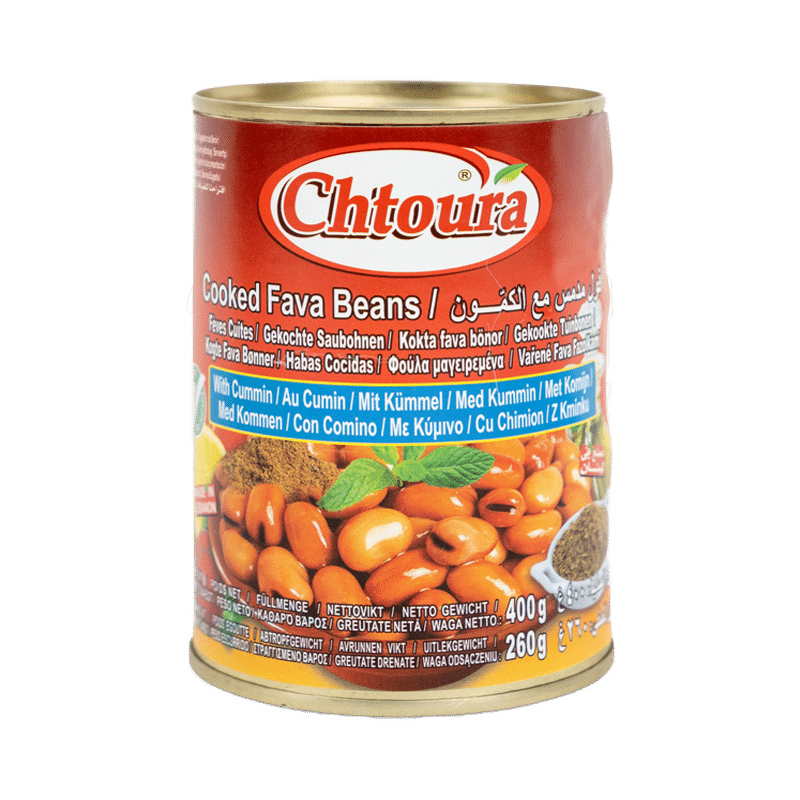 Chtoura Garden,Tuinbonen(Medannmes),komijn 400g*24st فول بالكمون