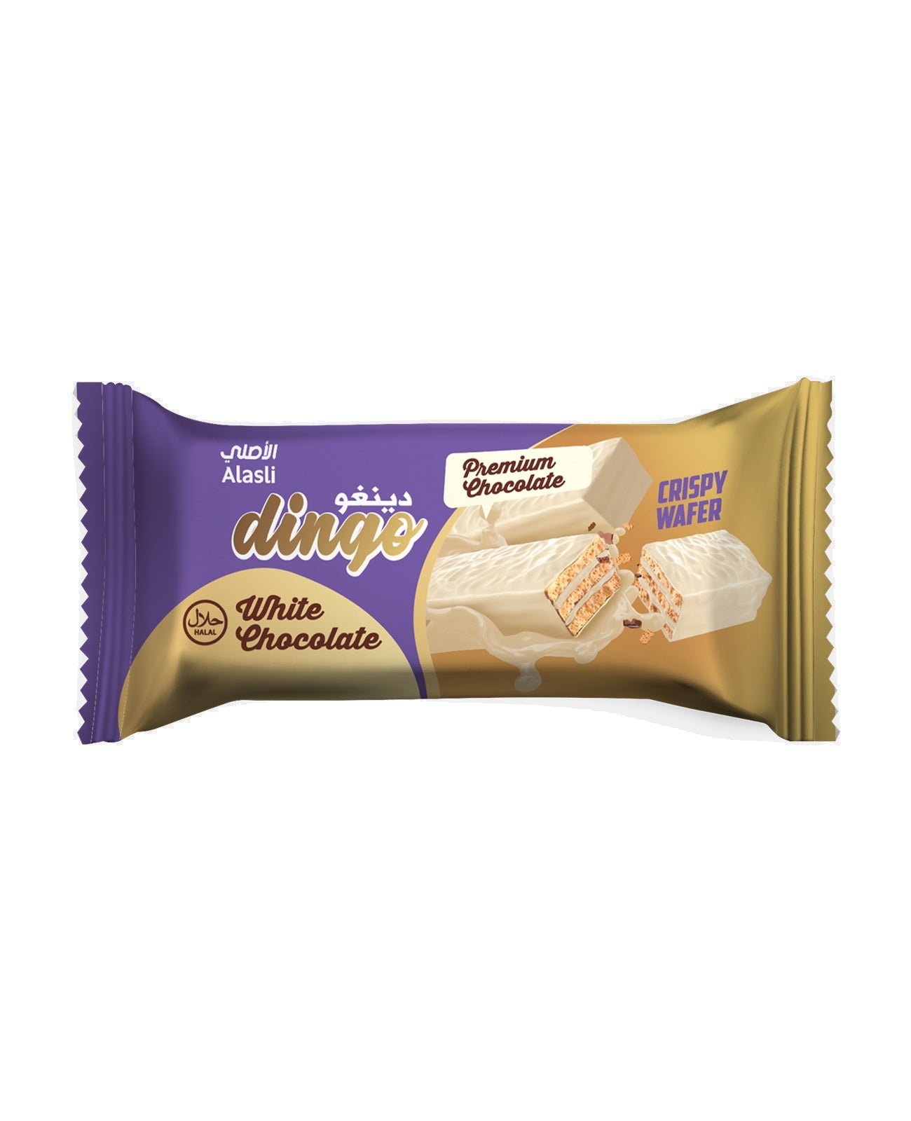 Dingo Wafer Chocolate&Hazlenut&Whte Chocolate 21g*16*12 دينغو