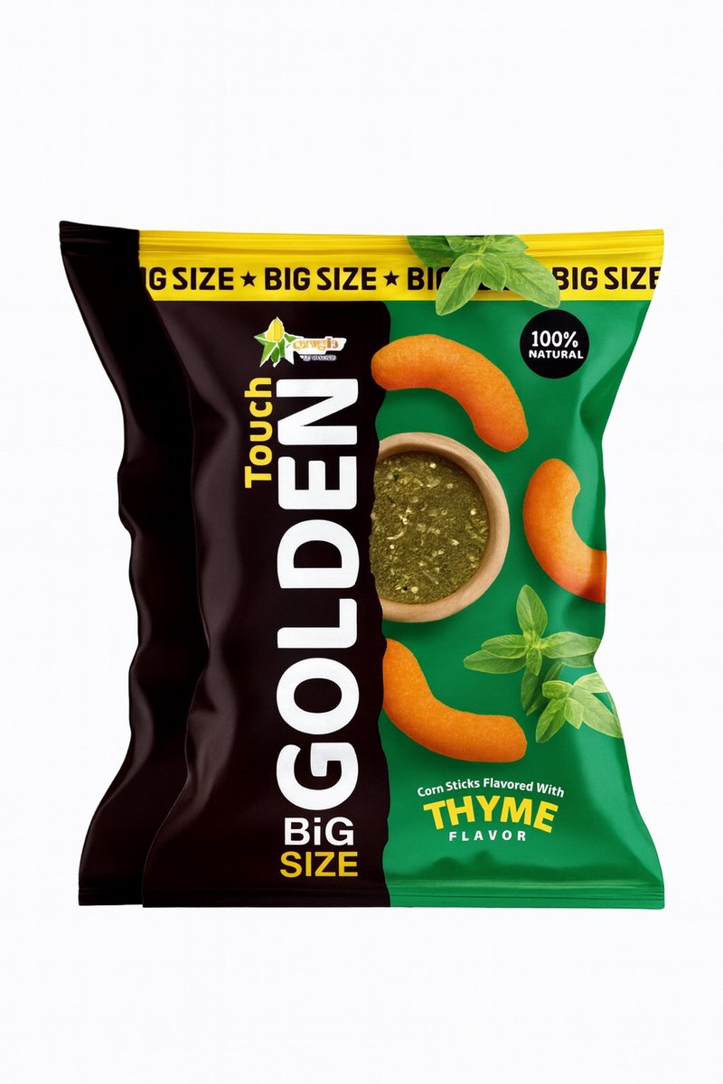 Golden Chips Thyme 12*70Gr شيبس كولدن زعتر