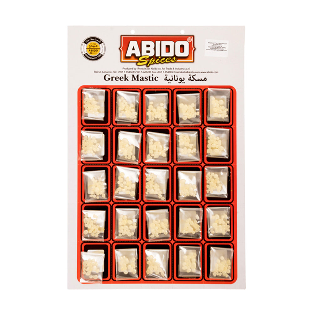 Greek Mastic Abido 2g*25pcs مستكة عبيدو