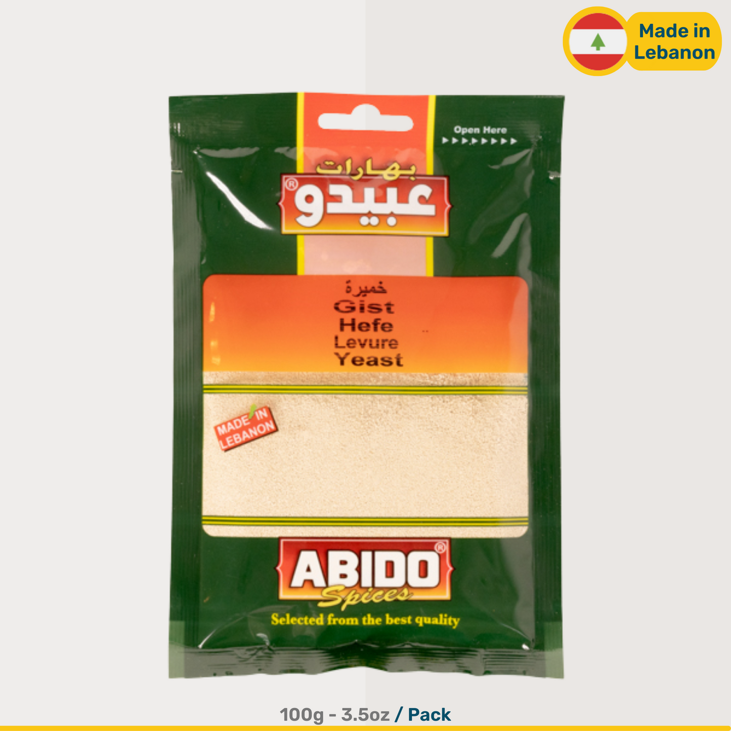 Yeast / Hefe Abido 10*50g خمیرة
